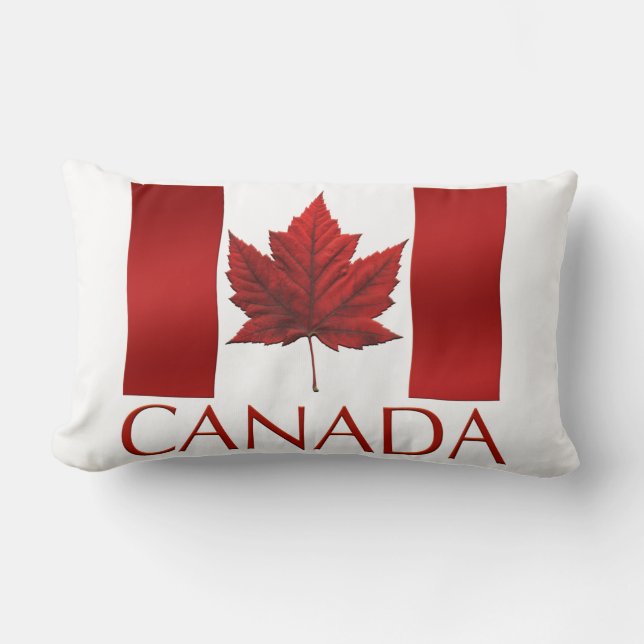 Rectangle Coussin du Canada Coussin de souvenir du drapeau c (Recto)