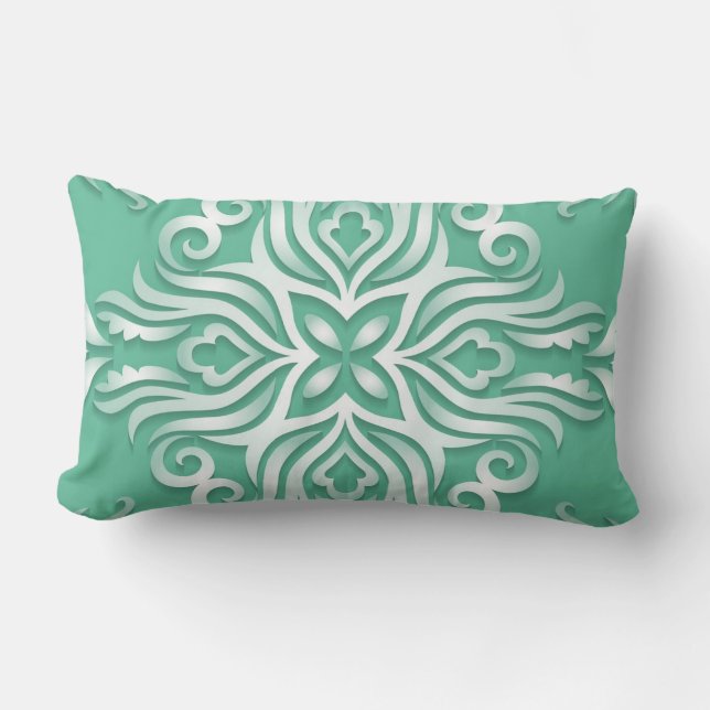 Rectangle Coussin du concepteur de la menthe Coussin Lumbar (Recto)