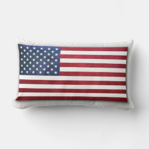 Rectangle Coussin du drapeau américain