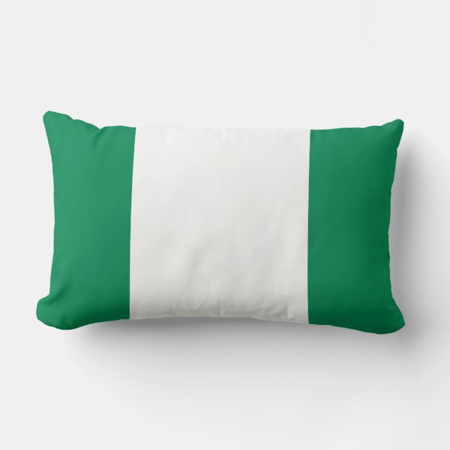 Rectangle Coussin du drapeau nigérian (Recto)