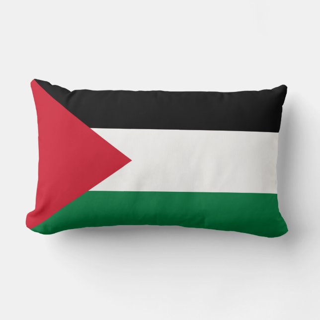 Rectangle Coussin du drapeau palestinien (Recto)