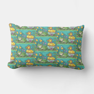 Rectangle Coussin DU DU CHÂSSIS DU PRINTEMPS ET DU DUCK PRI