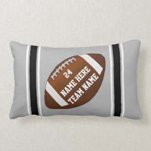 Rectangle Coussin du football personnalisé par Lumbar,