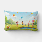Rectangle Coussin du parc Kite Dreams (Verso)