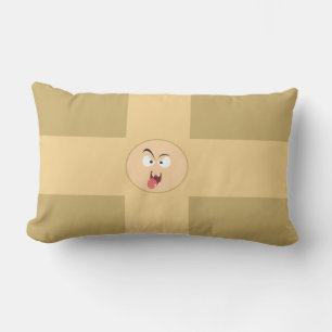 Rectangle Coussin du visage fou
