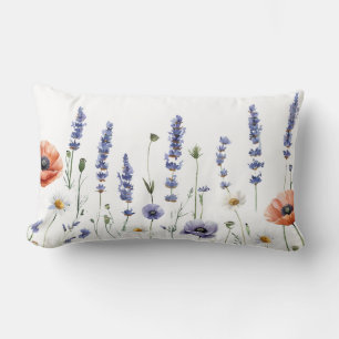 Rectangle Coussin Elegant Peony Blooms