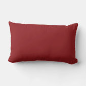 Rectangle Coussin en bambou rouge (Verso)