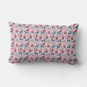 Rectangle Coussin en bois - Cheval Dala d'Art populaire suéd (Verso)