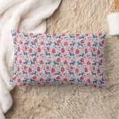 Rectangle Coussin en bois - Cheval Dala d'Art populaire suéd (Couverture)