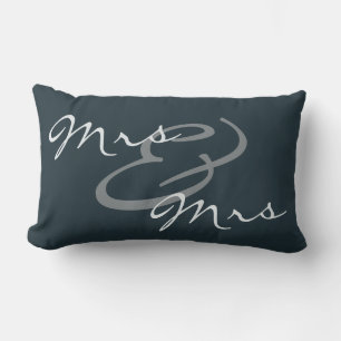Rectangle Coussin en bois de Mme et Mme