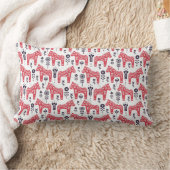Rectangle Coussin en bois - Design suédois Dala Horse (Couverture)
