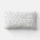 Rectangle Coussin en bois - Écriture Française (Verso)