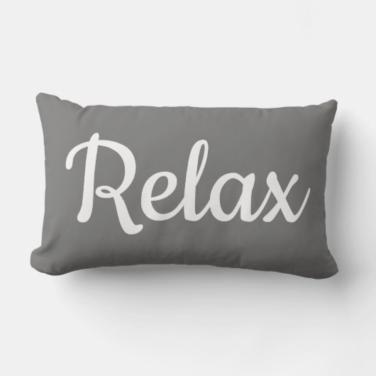 Rectangle Coussin en bois - Relax (Recto)