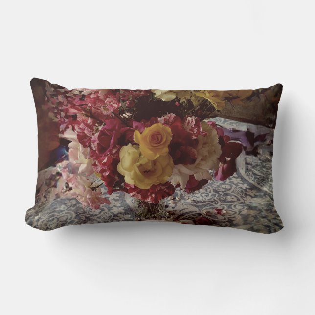 Rectangle Coussin en coton victorien (Recto)