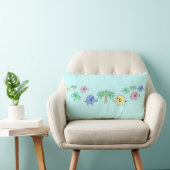 Rectangle Coussin en pastel mignon d'enfants d'éléphants (Chaise)