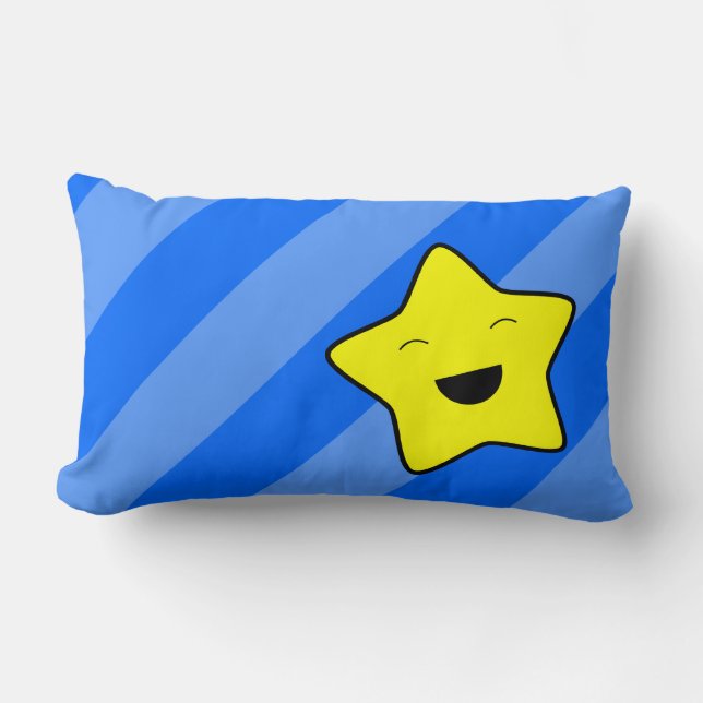 Rectangle Coussin étoile Kawaii (Recto)