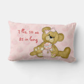 Rectangle Coussin fait sur commande de bébé (Verso)