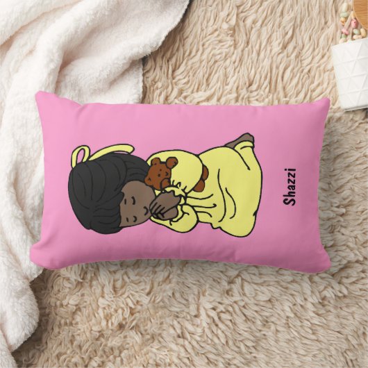 Rectangle Coussin fait sur commande de prière de petite (Couverture)