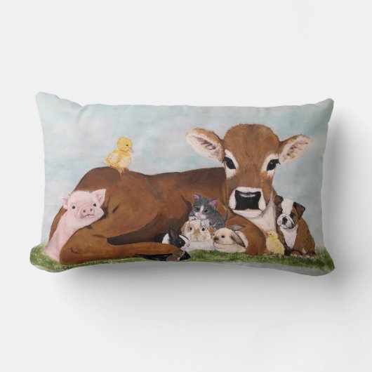 Rectangle Coussin Farm Friends (Recto)