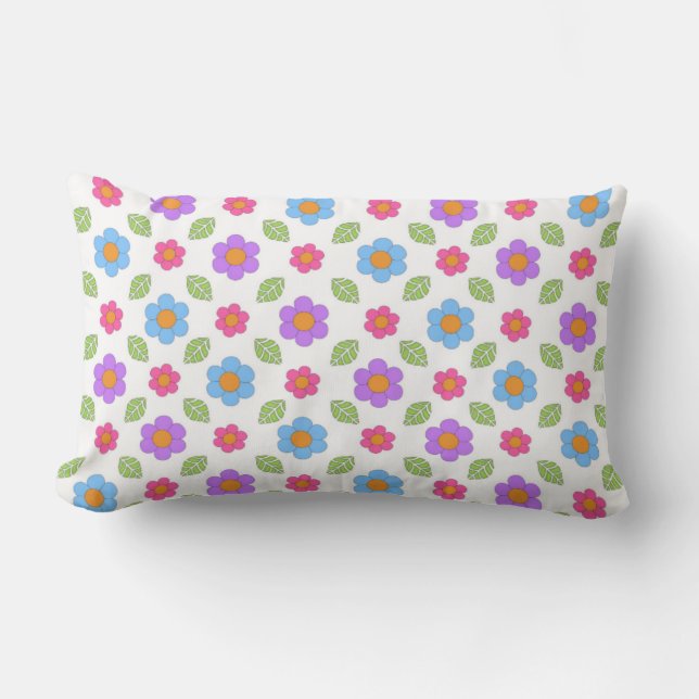 Rectangle Coussin floral Whimsy (Recto)