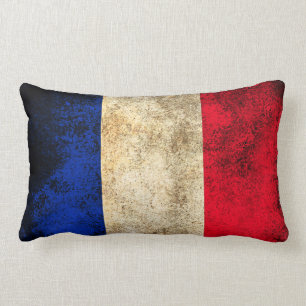 Rectangle Coussin français de MoJo d'Américain de drapeau