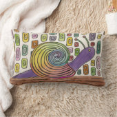 Rectangle Coussin Funky Snail Lumbar (Couverture)