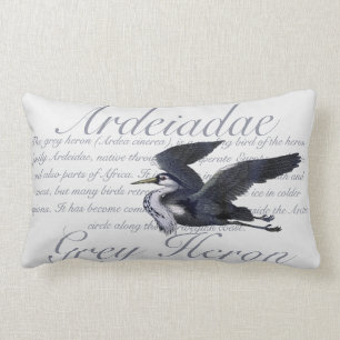 Rectangle Coussin Grey Heron Lumbar