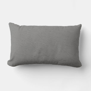 Rectangle Coussin gris avec lignes gris aléatoires, gravé