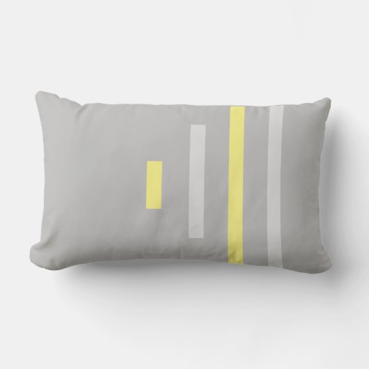 Rectangle coussin gris-jaune (Recto)