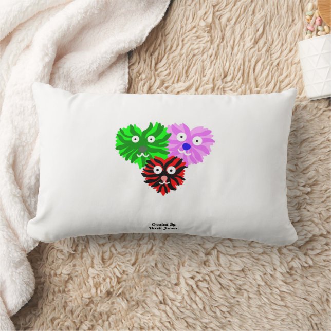Rectangle Coussin Heart Fuzzies Lumbar (Couverture)