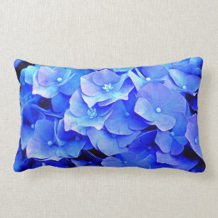Rectangle Coussin Hydrangea Blues