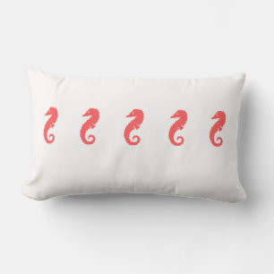 Rectangle Coussin jeté hippocampes