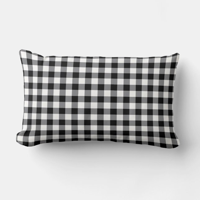 Rectangle Coussin Jeté Vichy Carreaux (Recto)