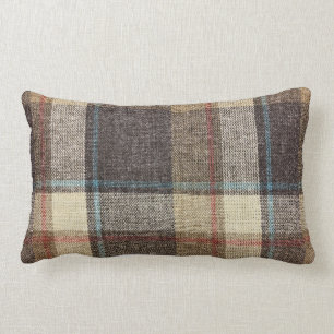 Rectangle Coussin Lame Brown Lame