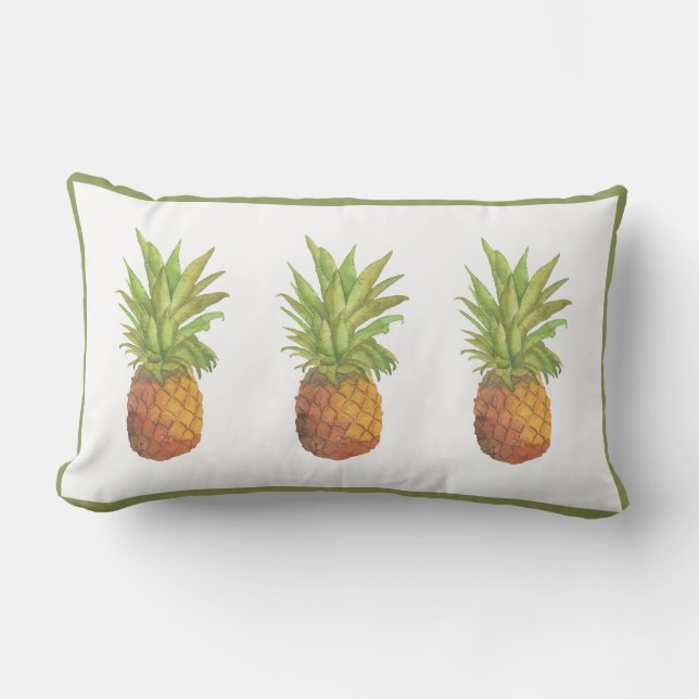 Rectangle Coussin Lion watercolor brown boho frame (Recto)