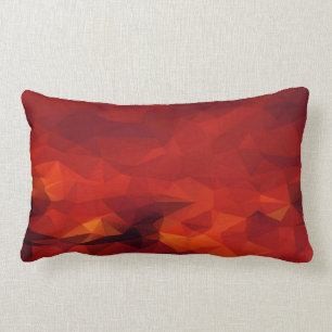 Rectangle Coussin lombaire abstrait du feu