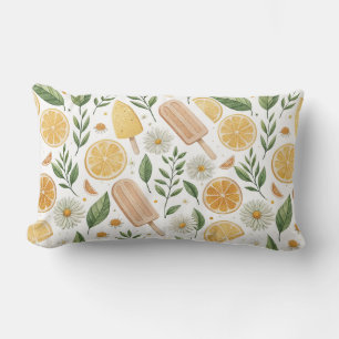 Rectangle Coussin Lombaire Citron Sucette – 33 cm x 53 cm