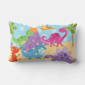 Rectangle Coussin lombaire de dinosaures (Verso)
