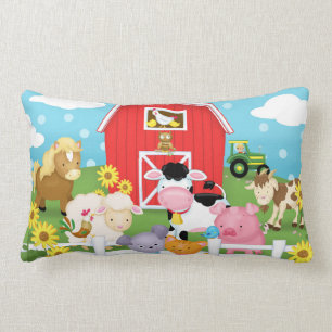 Rectangle Coussin lombaire de ferme