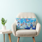 Rectangle Coussin lombaire de Noël pour enfants ou coussin (Chaise)