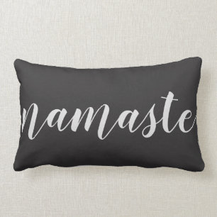 Rectangle Coussin lombaire décoratif avec citation de callig