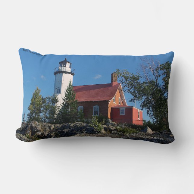 Rectangle Coussin lombaire du phare Eagle Harbour (Recto)
