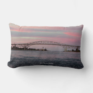 Rectangle Coussin lombaire du pont Blue Water