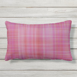 Rectangle Coussin lombaire extérieur de plaid de sorbet de
