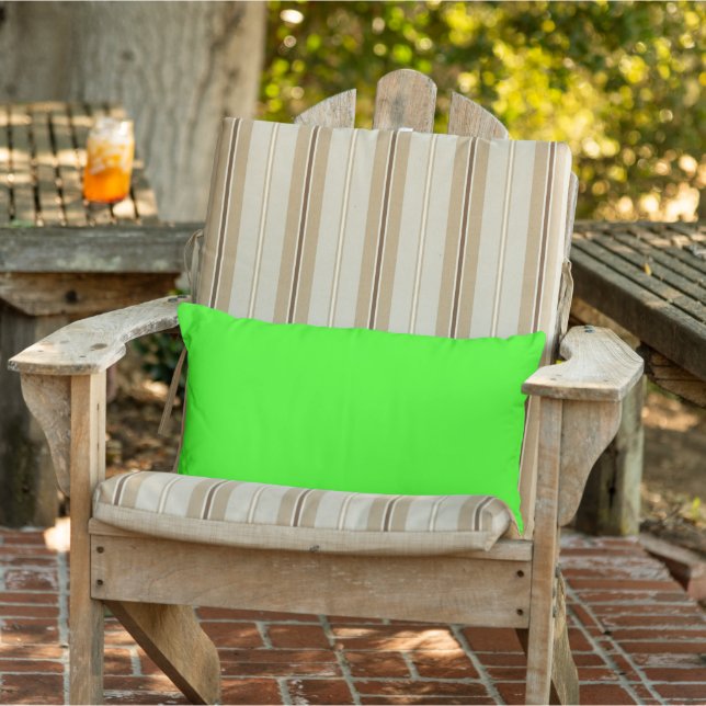 Rectangle Coussin lombaire extérieur vert néon (Chaise)