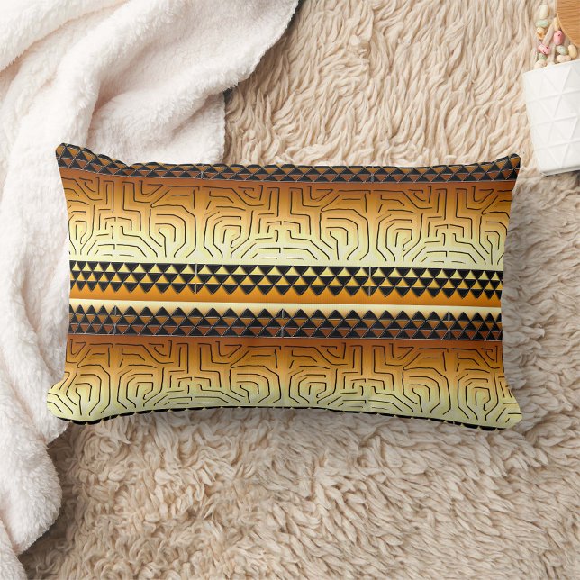 Rectangle Coussin Lombaire Géométrique Afrocentrique • Patri (Créateur téléchargé)