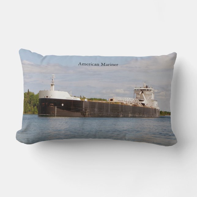 Rectangle Coussin lombaire Mariner américain (Recto)