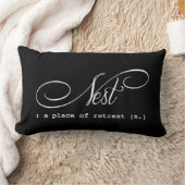 Rectangle Coussin lombaire personnalisable de nid (Couverture)