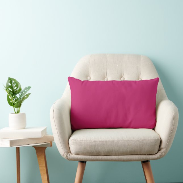 Rectangle Coussin Lombaire Pink Peacock (Chaise)