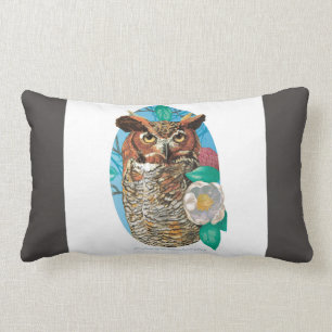 Rectangle Coussin lombaire pour des amants de hibou